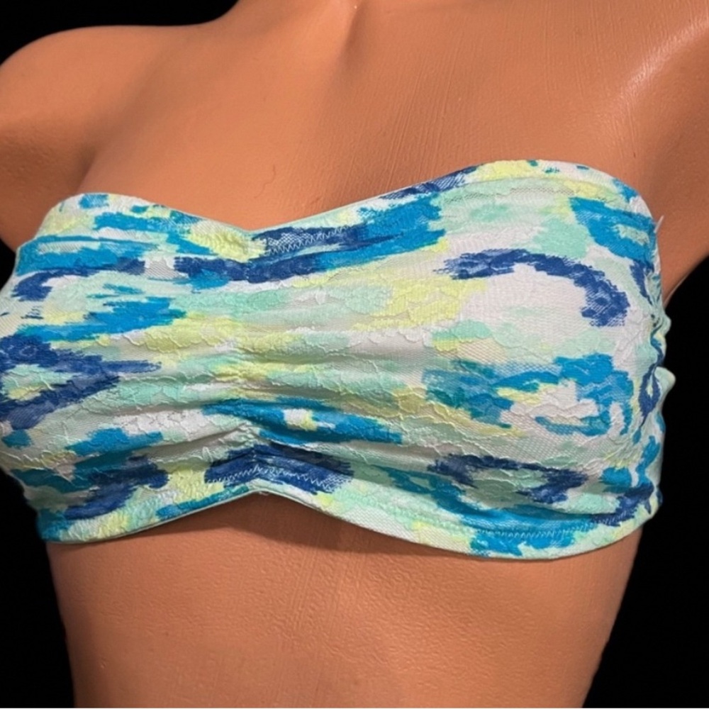PINK Victoria's Secret Multicolor Bandeau Bikini Top